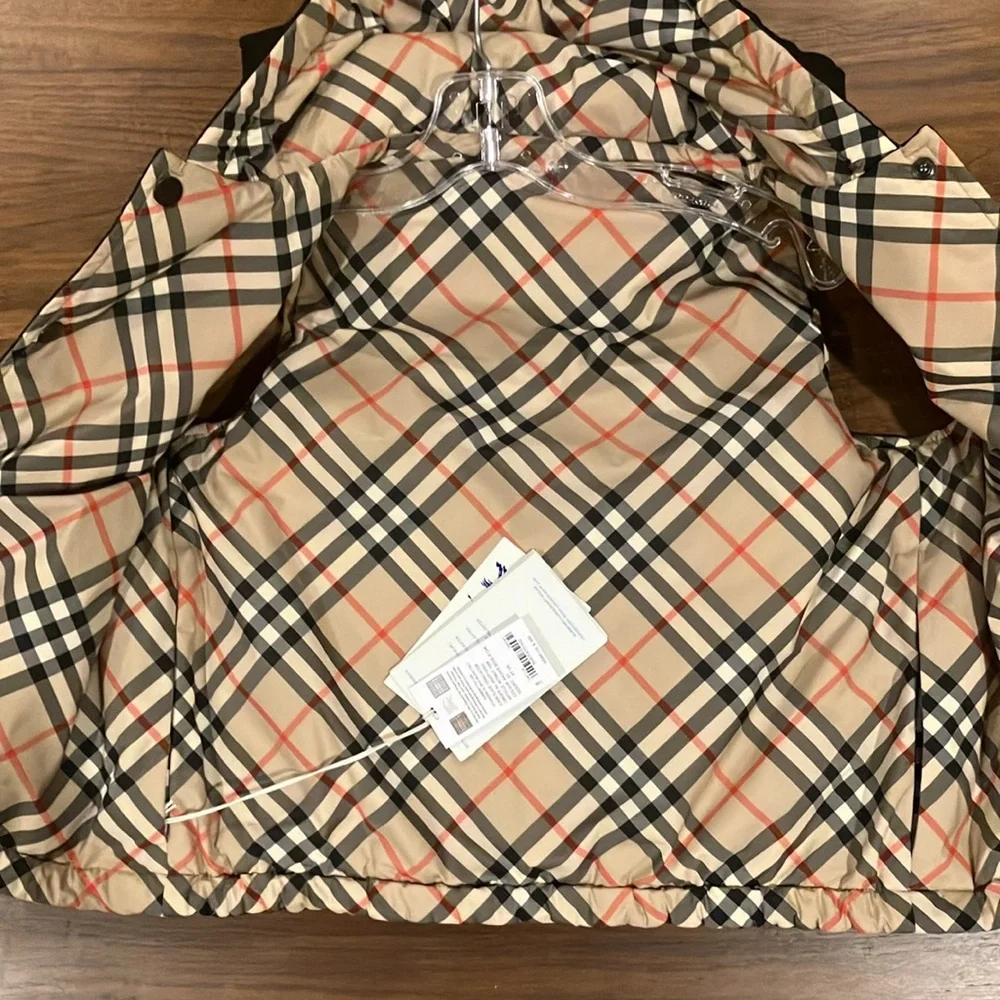 NWT - Burberry Reversible Check Vest